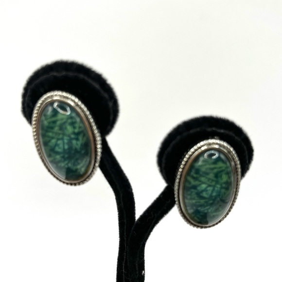 Earrings clip on 3 Pair Napier, Lisner, Marvella Designer gold & silver tone - Picture 3 of 10